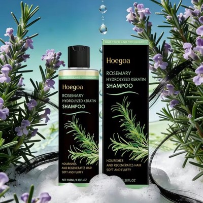 1-10 Stück Bio-Rosmarin Haarwachstum Shampoo Unisex hydrolysiertes Keratin Shamp