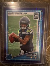 2025 Panini Donruss Optic - Rated Rookie Jalen Milroe #253 Purple Scope Prizm 