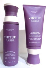 Virtue Flourish " for thinning hair" SET Shampoo 8 OZ  Conditioner 6.7 oz 