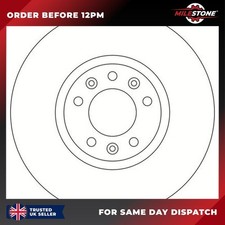 1X DISCO FRENO PER CITROEN C4 SPACETOURER C5 C4 GRAND PICASSO AIRCROSS C5 ANTERIORE