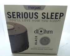 Marpac DOHM The Original White Noise Sound Machine M1DSUSBK Black 18w With Box
