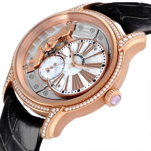 Audemars Piguet Millenary Rose Gold MOP Diamond Ladies Watch 77247OR - Bild 5 von 9