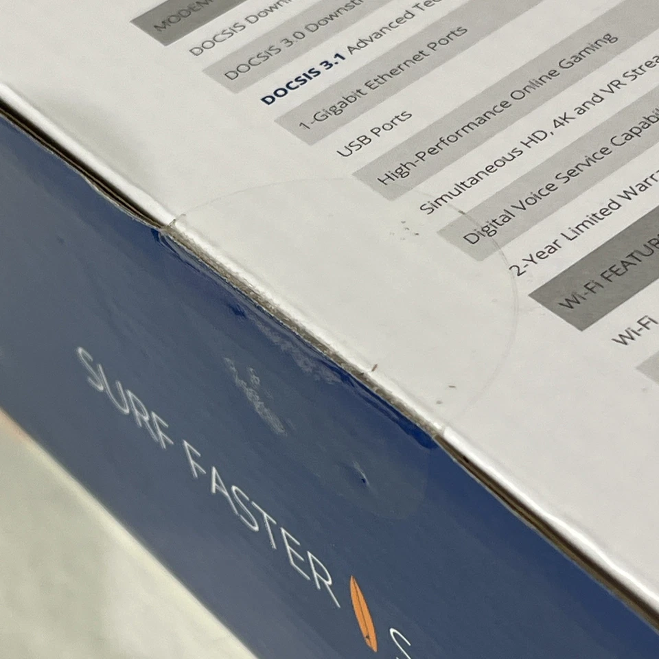 ARRIS Surfboard SBG8300 DOCSIS 3.1 WiFi Cable Modem AC2350 WiFi 5 Factory Sealed - Image 2 of 4