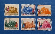 Luxembourg Stamps, Scott B276-B281 Complete Set MNH