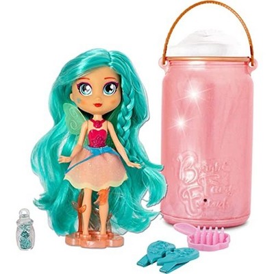 BFF Bright Fairy Friends Puppe   17cm Feenpuppe mit funkelnden Flügeln, 4 Überra