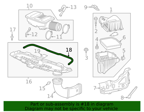 Genuine GM Hood Front Weatherstrip 23377085 - Zdjęcie 5 z 5