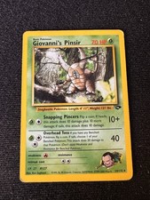 Pokémon TCG Giovanni's Pinsir 24/132 Gym Challenge Rare English LP on eBay
