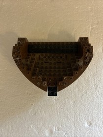 Lego Brown Boat Hull Bow 6285 Black Seas Barracuda 1989 Parts
