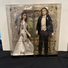 Twilight Breaking Dawn Bella And Edward Wedding Barbie’s Pink Label New