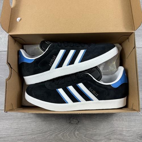 Adidas Gazelle Gamuza 'Core Black / Bright Blue / White' - Talla UK 8 / EU 42 - Imagen 5 de 9