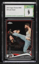 2014 Topps Chrome WWE Mr Brodie Lee Luke Harper #30 CSG 9 Mint 0r0y