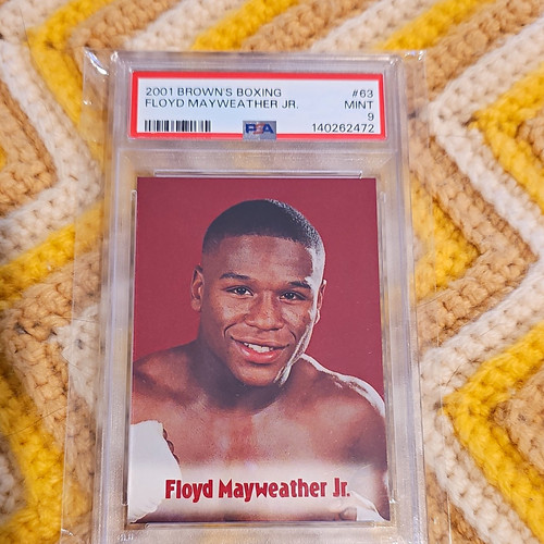 Brown's Boxing 2001 Floyd Mayweather Jr. RC #63 PSA 9 Graded Trading Card