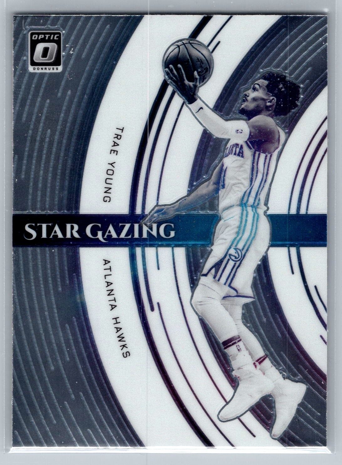 2021-22 Panini Donruss Optic Star Gazing #14 Trae Young Atlanta Hawks