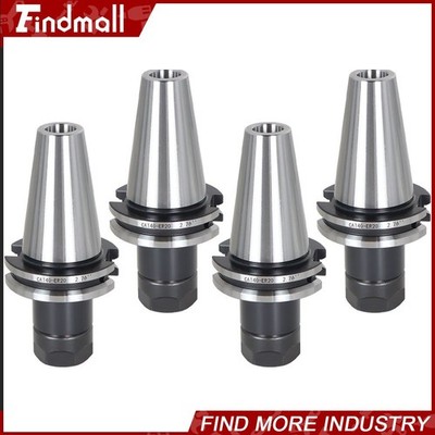 4Pcs CAT40-ER20 Collet Chuck 2.76''Gage Length Runout Chucks Tool Holder