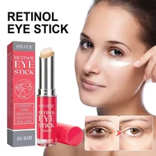 Retinol Eye Cream Stick for Dark Circles, Wrinkle Removal & Instant Eye Lift