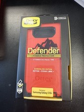 Otter Box Case for Samsung Galaxy S10 Plus with Clip Red