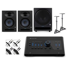 PreSonus Quantum ES4 Audio Interface wEris MonitorsPro Sub10CablesStands