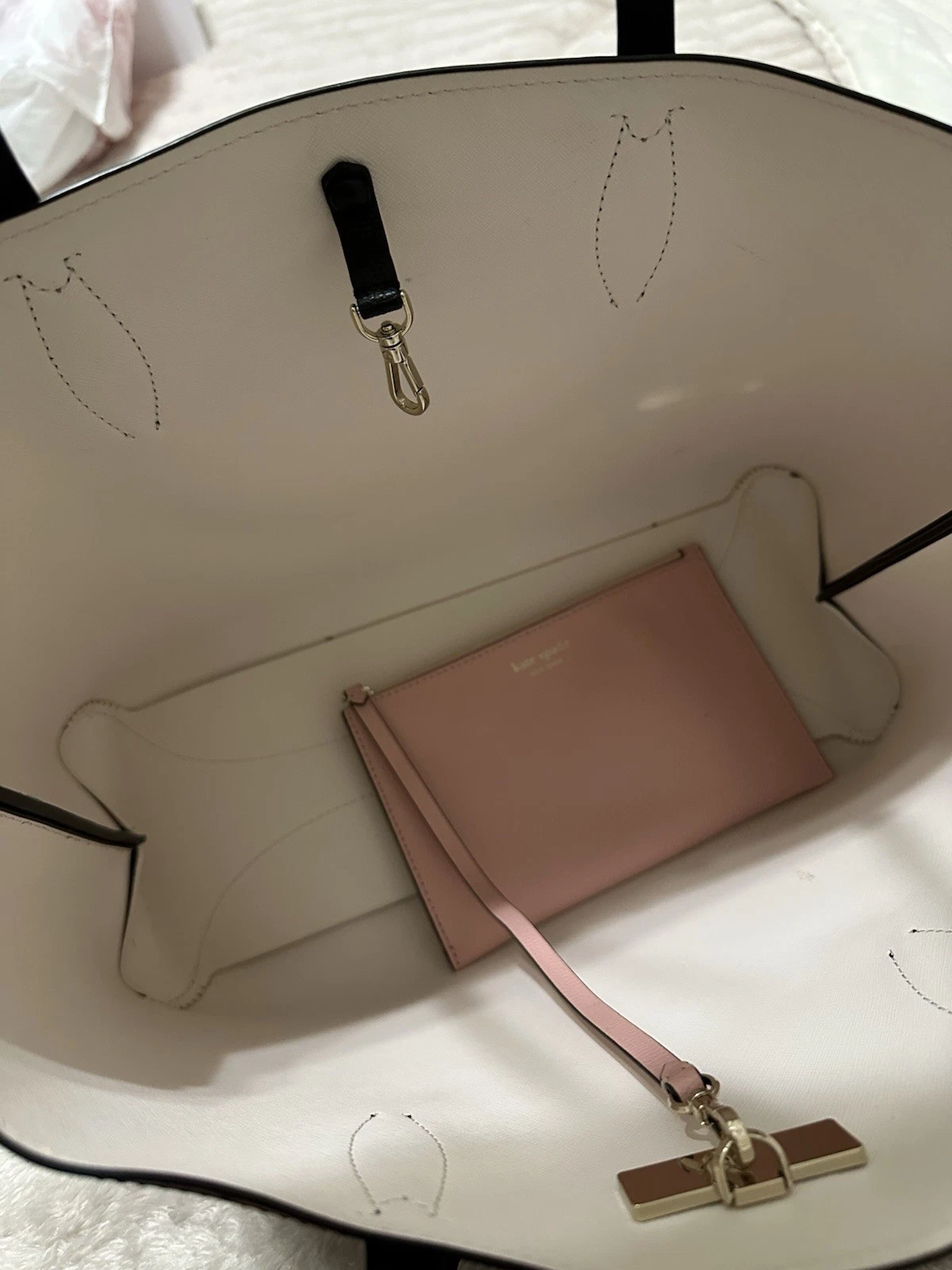 Borsa grande Kate Spade Hawthorne Lane Ryan nera farfalla