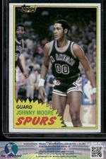 1981-82 Topps #MW103 Johnny Moore San Antonio Spurs PO.81