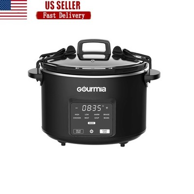 Programmable Slow Cooker 4.5Qt Electric Crock Pot Timer Keep Warm Function New
