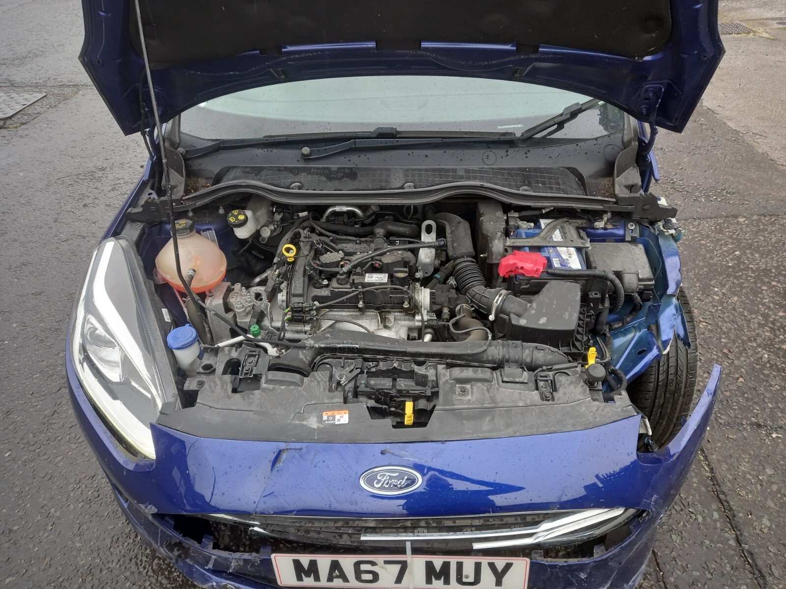 Ford fiesta Zetec 2017 1.0T bargain damaged repairable salvage eBay