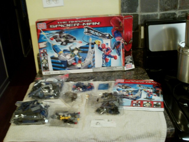 spiderman tower toy