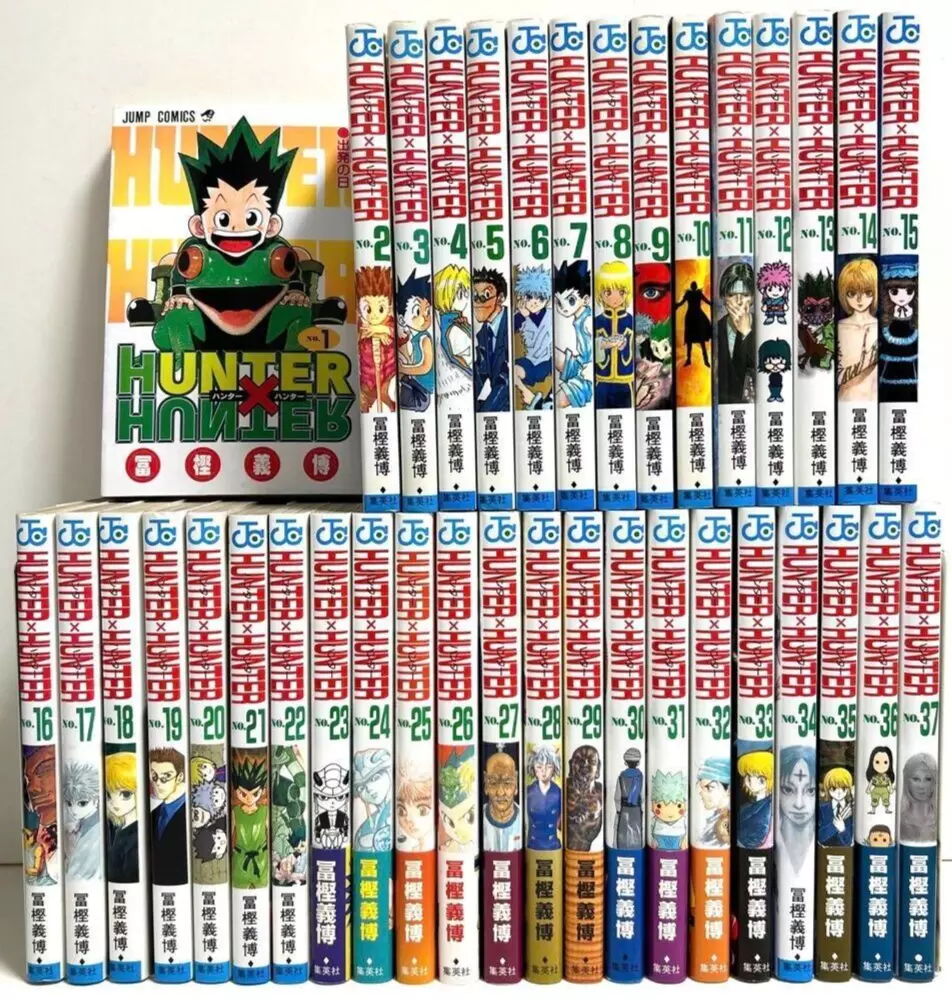 Hunter x Hunter Japanese Vol.1-37 Complete Full set Manga Comics