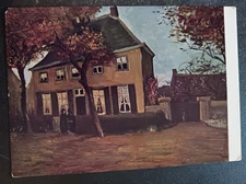 vtg art postcard Van Gogh Parsonage at Nuenen painting unposted