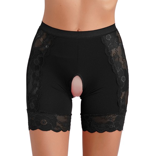 Ropa interior para mujer Nylon Pantalones cortos para niños Pantalones cortos de fiesta Transpirables Panty Ropa de club nocturno Calzoncillos - Imagen 10 de 57