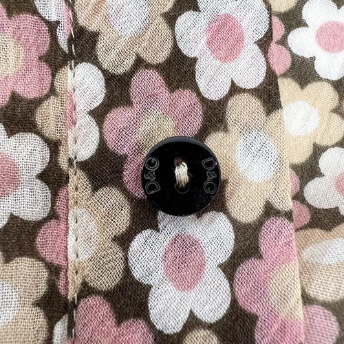 DOLCE & GABBANA Vintage Multicolor Floral Button Up Blouse Shirt Size 36/50 - Picture 6 of 11