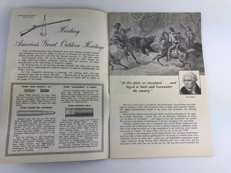 Home School History AMERICAN HUNTERS Irving Washington Jefferson Custer Booklet - Image 3 of 4