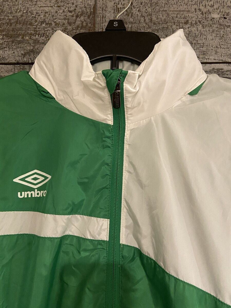 Umbro Athletic Wind Breaker Jacket Full Front Zip Men SZ S Umbro Athletic Wind Breaker Jacket Full Front Zip Men SZ S