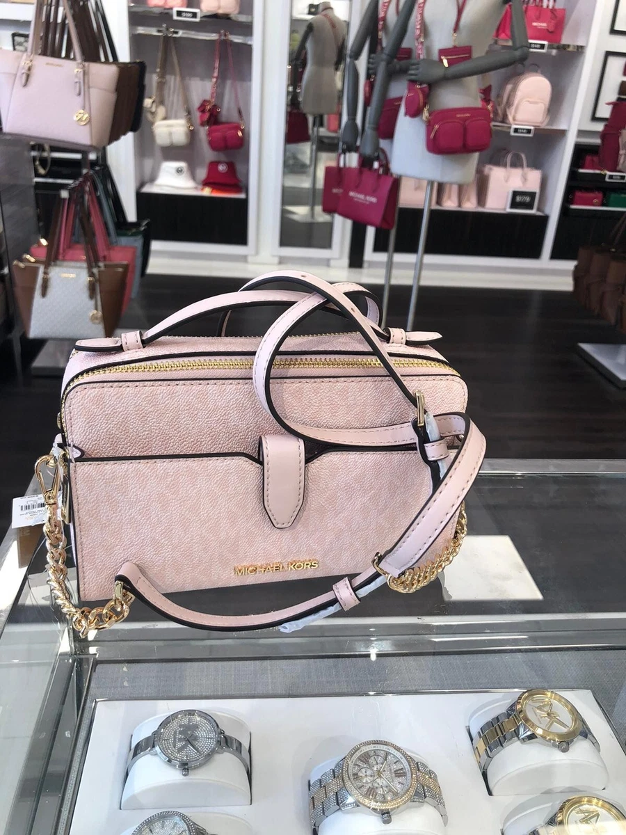 Michael Kors Women Fashion Crossbody Handbag Purse Shoulder Messenger Bag Pink