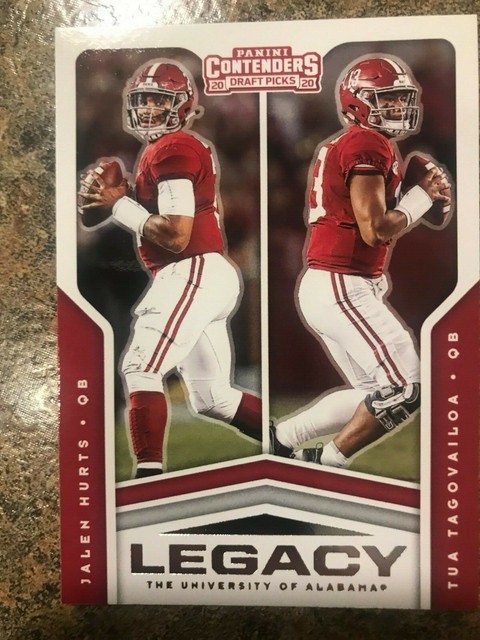 Jalen Hurts 2020 Score Red Parallel Rookie Card Alabama EBay