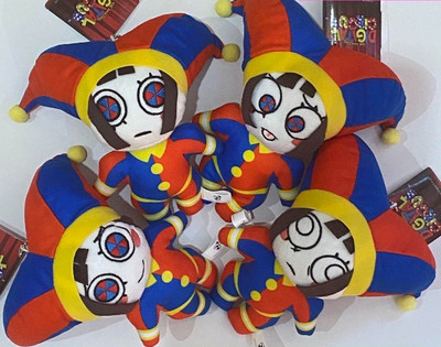 Amazing Digital Circus Full of Pomni Mascot Plush Key Chain 16cm Set of 4 Japan