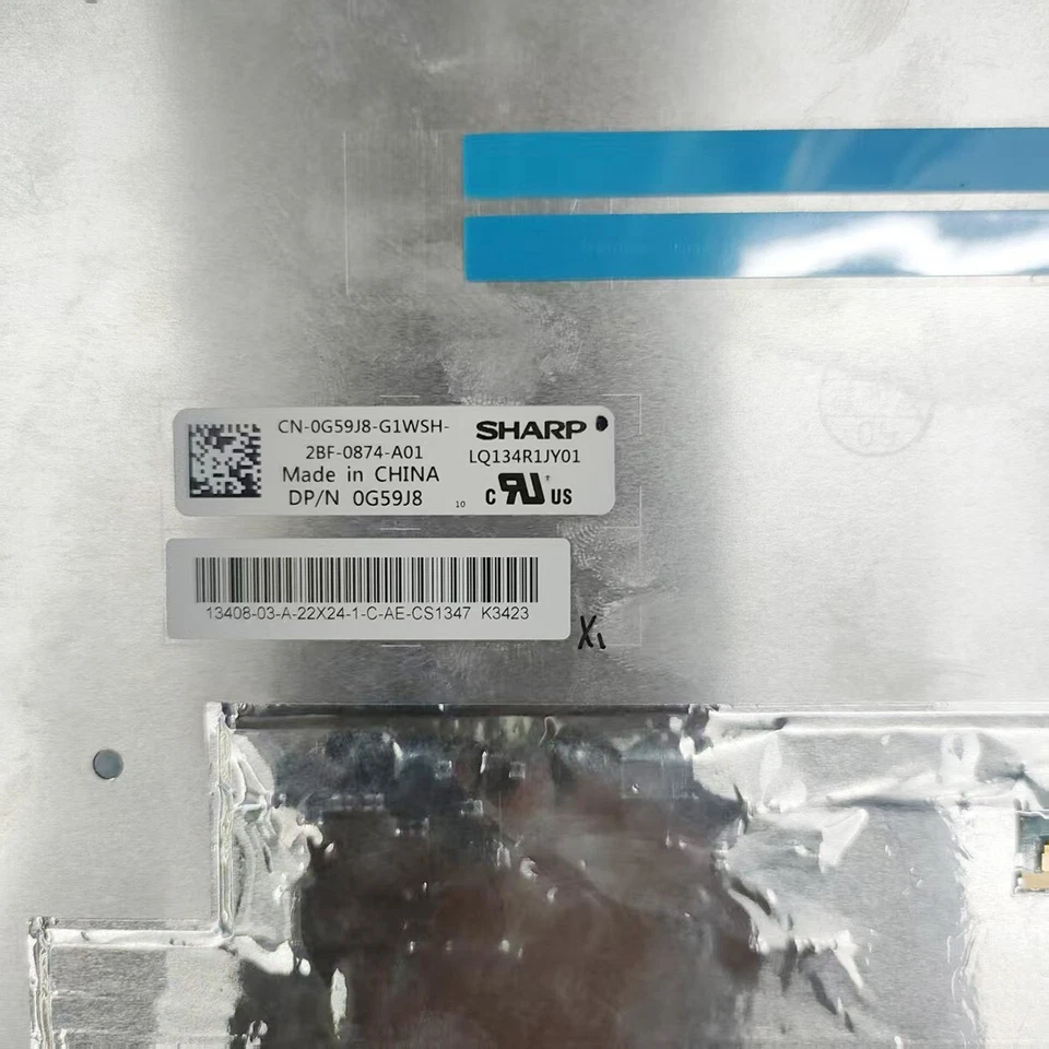 4K 13,4 «WQUXGA сенсорный ноутбук ЖК-экран в сборе F DELL XPS 13 Plus 9320 P151G - Изображение 3 из 4