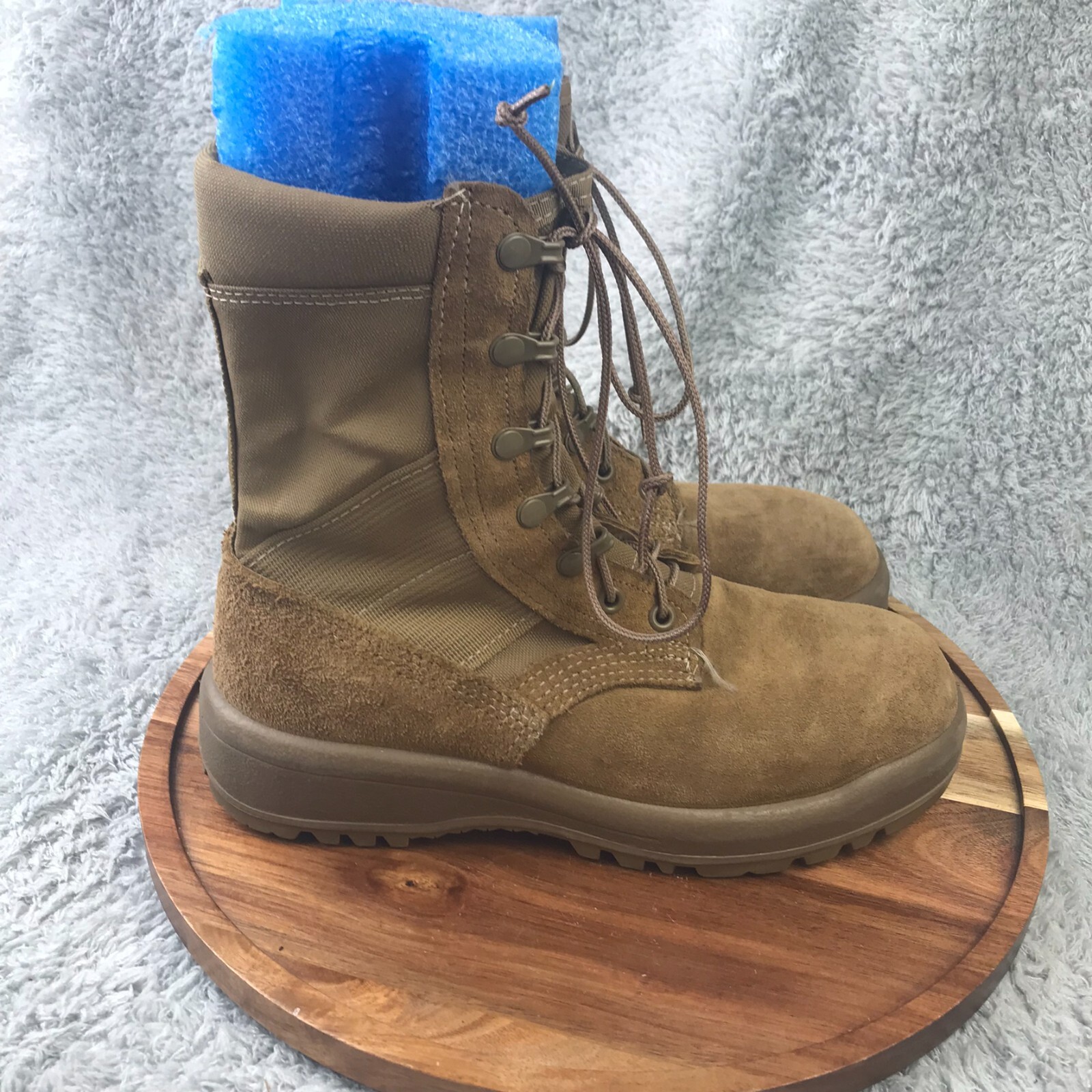 Belleville Combat Boots Mens 5W Brown Suede Hot Weather Military Combat-image