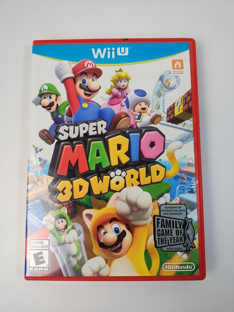 Super Mario 3D World (Wii U, 2013) w/Manual 45496903213| eBay