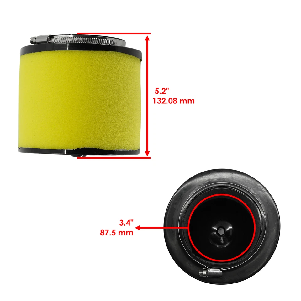 Air & Oil Filter For Honda Sportrax 400 TRX400EX 2000-2008 17254-HN1-000 - Image 2 of 4