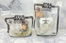 2 Brand New 2008 Mcdonald's Star Wars Han Solo 9  Chewbacca 10 Figures 