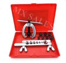 10Pc Brake & Air Line Double Flaring Tool Kit Set Tool Automotive Repair Flare