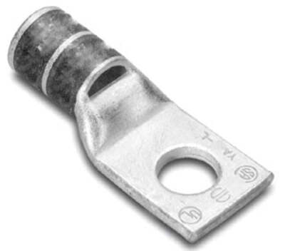 YA8CL4BOX - Burndy 8 AWG CU 1-Hole 1/2'' Stud Compression Terminal, Standard Barr