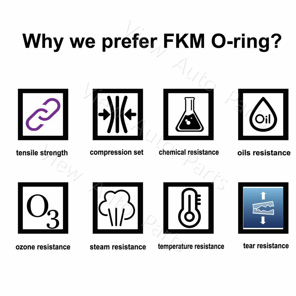 4 set Toyota Camry Corolla Highlander Matrix Fuel Injector Repair Seal Kit FJ758