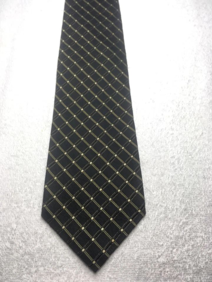 CORBATA DANI HOMBRE NEGRA Y DORADA 4 X 59 Foto 2 de 4