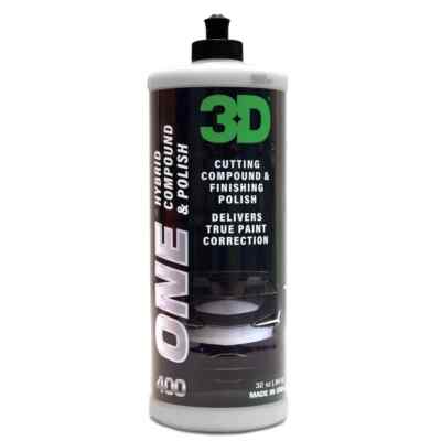 3D ONE Hybrid Cutting Compound and Finishing Polish 32oz Bottle