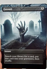 Entomb Proxy Card with Custom designed art