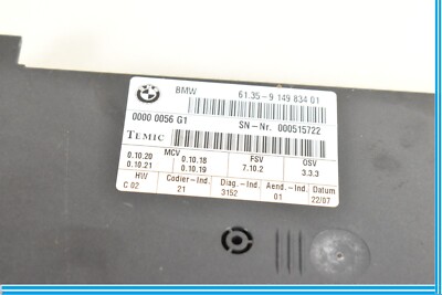 2007 BMW X5 Front Seat Control Module 6135 914983401 for sale 