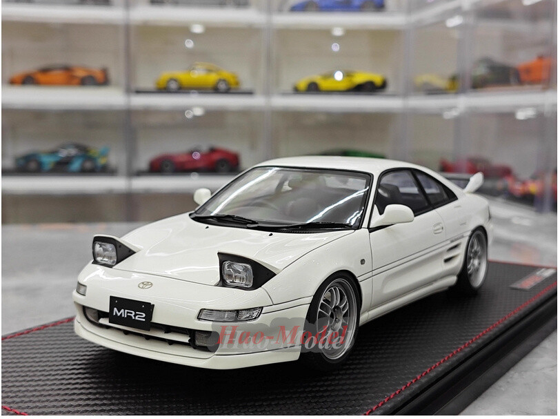IG 1:18 Toyota MR2 SW20 JDM Resin Diecast Model Car Toys Ornaments