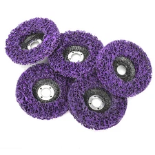 5Pcs 4inch Strip Disc Paint Rust Removal Clean Stripping Wheel For Angle Grinder