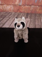 Wild Republic Raccoon Fuzzy Soft 7" Plush Stuffed Animals Cuddlekins